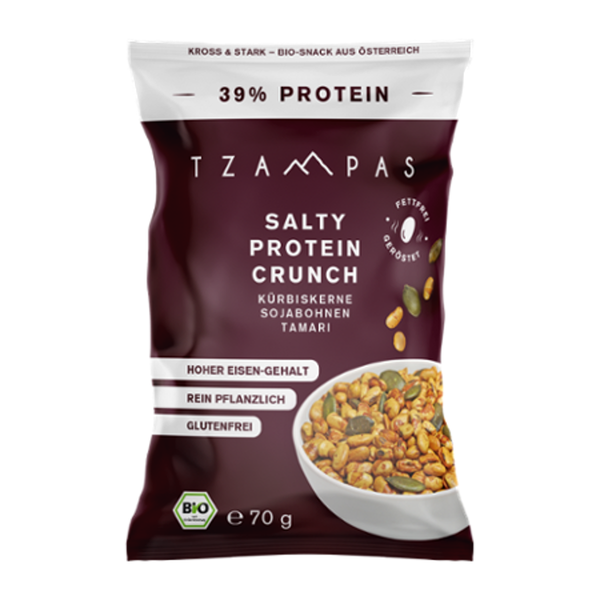 Produktfoto zu Tzampas - Salty Protein Crunch Tamari - 70g