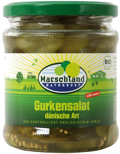 Produktfoto zu Marschland - Gurkensalat dänische Art - 330g