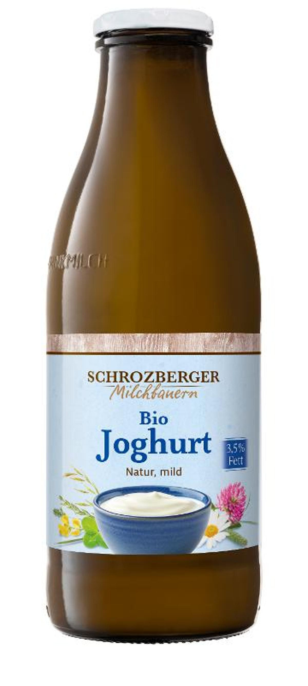 Produktfoto zu Schrozberger - Joghurt Natur, 3,5 % - 1l
