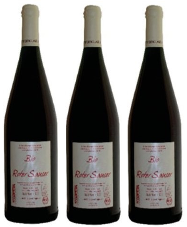 Produktfoto zu Roter Sauser -  Federweißer rot - 3 x 1 Liter