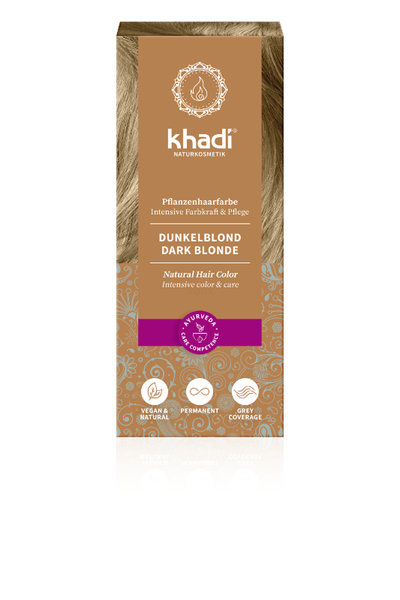 Produktfoto zu Khadi Haarfarbe Dunkelblond - 50 ml