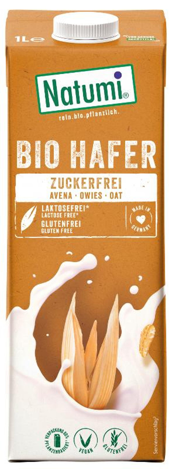 Produktfoto zu Natumi - Haferdrink Zero - 1l