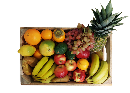 Senioren Kiste Mix aus Biobost und Biogemüse, Biokäse, Biojoghurt, Biobrot