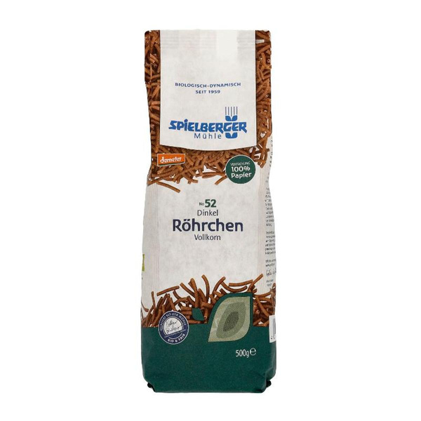 Produktfoto zu Spielberger - Dinkel Vollkorn Röhrchen - 500g