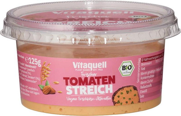 Produktfoto zu Vitaquell - Streich Tomate - 125g