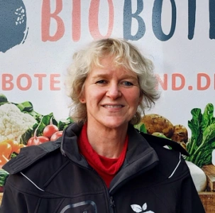 Anke  -Fahrerin beim Bioboten