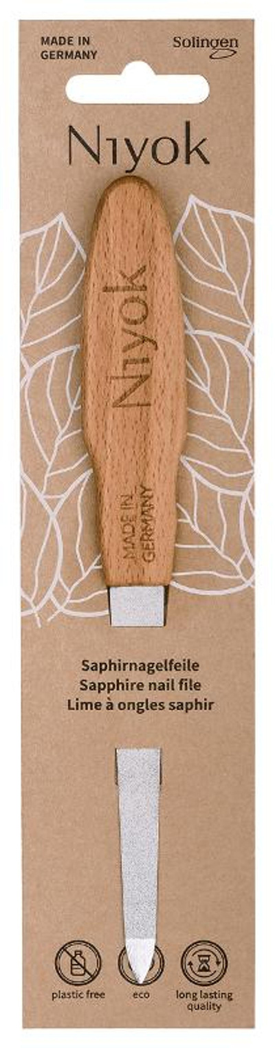 Produktfoto zu Niyok - Nagelfeile mit Holzgriff klein