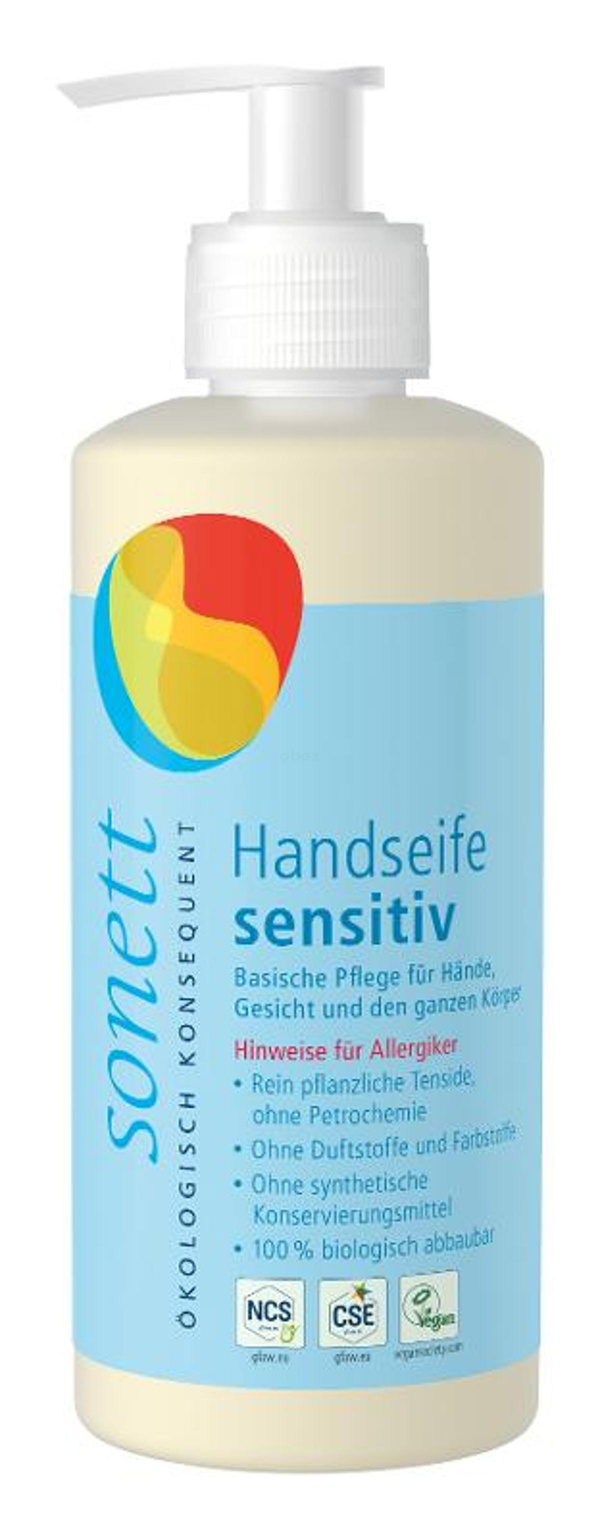 Produktfoto zu SONETT - Handseife sensitiv Spender - 300ml