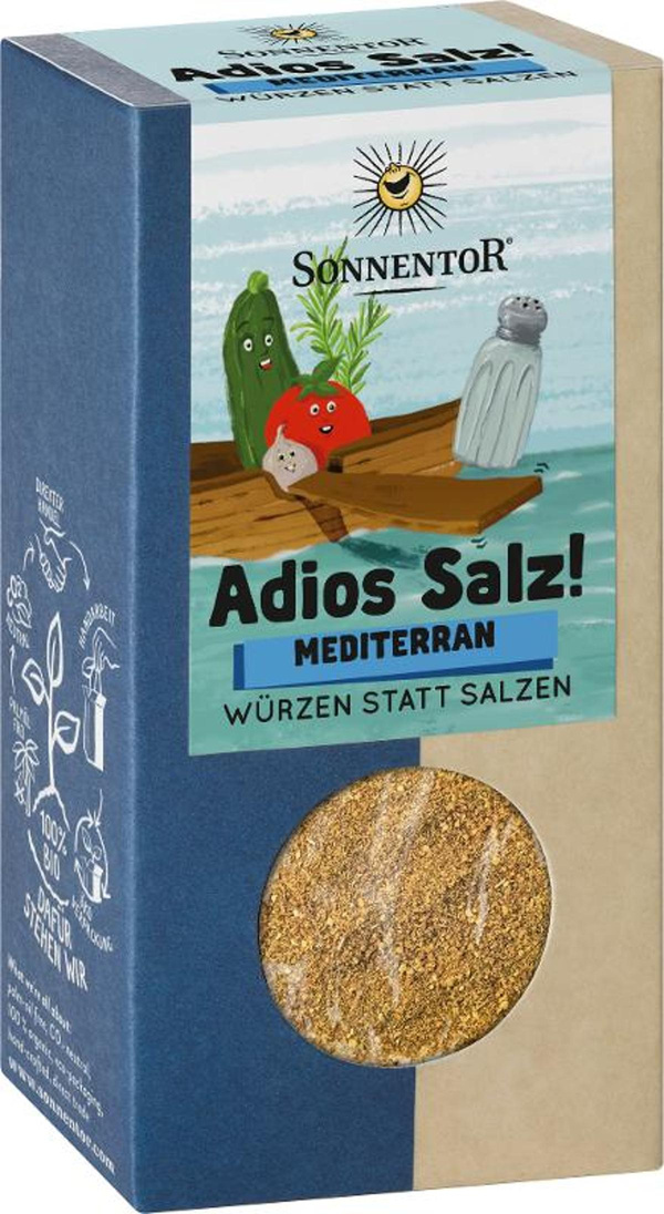 Produktfoto zu Sonnentor - Adios Salz mediterran - 50g