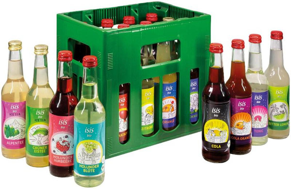 Produktfoto zu isis Bio Limos - Mischkiste - 12x 0,33l