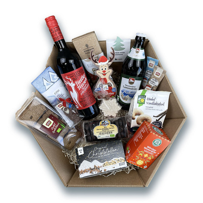 Präsentkorb Weihnachten mit Alkohol