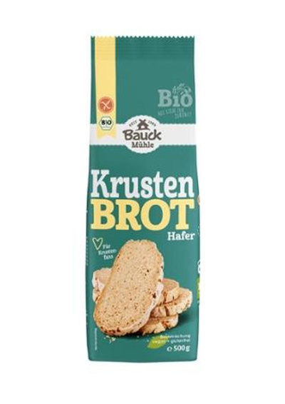 Produktfoto zu Bauck Mühle - Krustenbrot Hafer, glutenfrei - 500g
