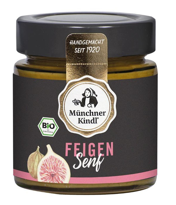 Produktfoto zu Münchner Kindl - Feigensenf - 125ml