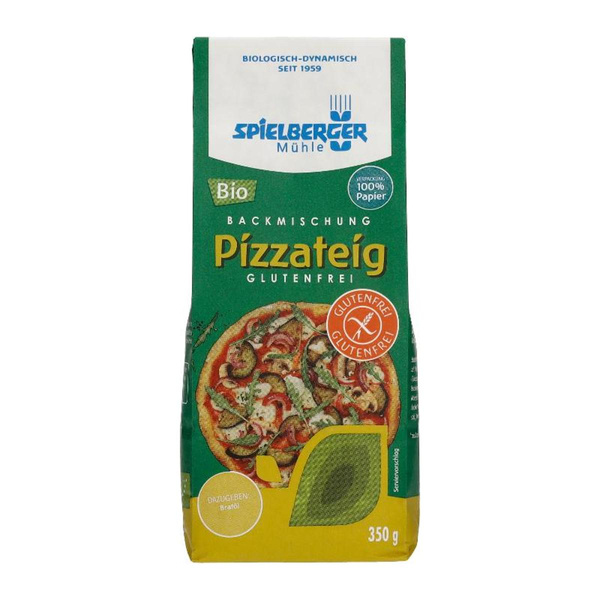 Produktfoto zu Spielberger - Pizzateig Backmischung Glutenfrei - 350g