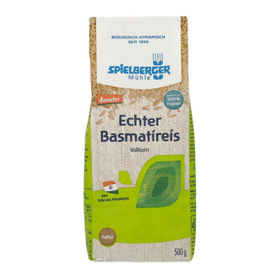 Produktfoto zu Spielberger - Basmatireis Vollkorn - 500 g