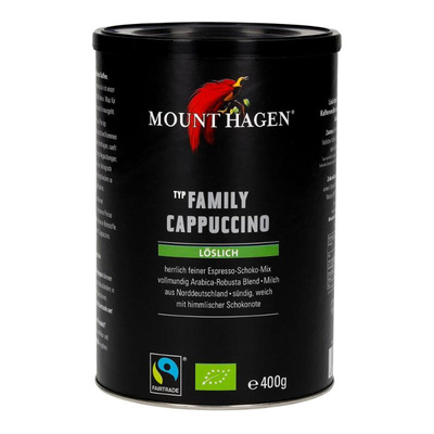 Produktfoto zu Mount Hagen - Family Cappuccino - 400g