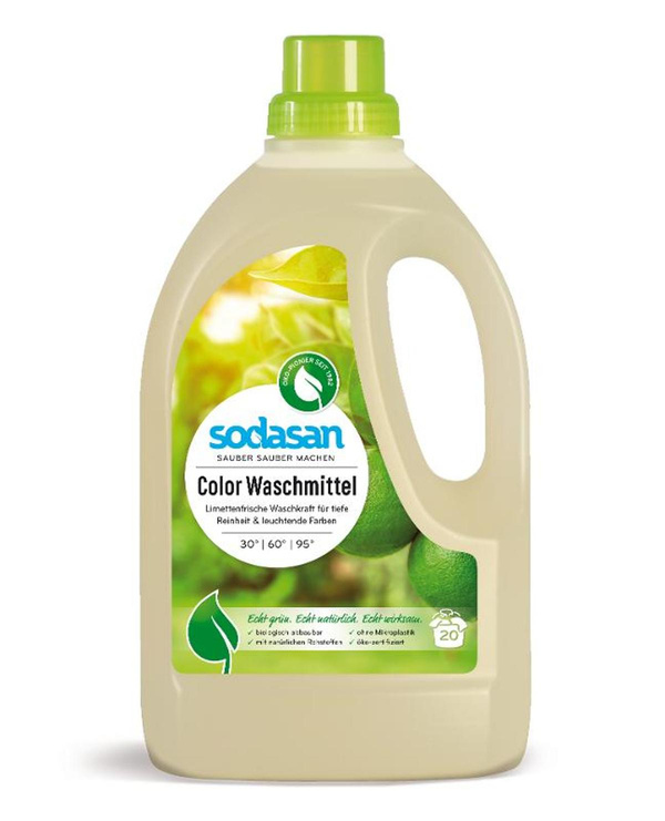 Produktfoto zu Sodasan - Color Waschmittel Limette - 1,5l
