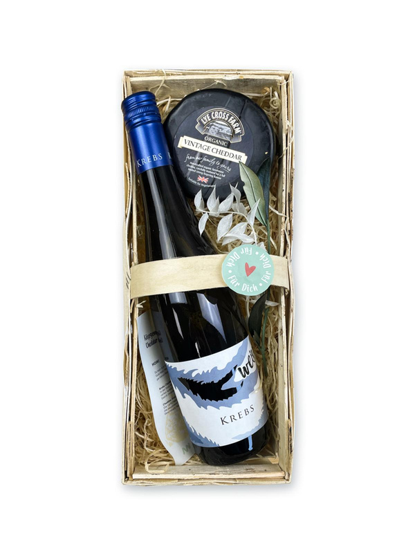 Produktfoto zu Präsentkorb - Cheddar Käse meets Wine