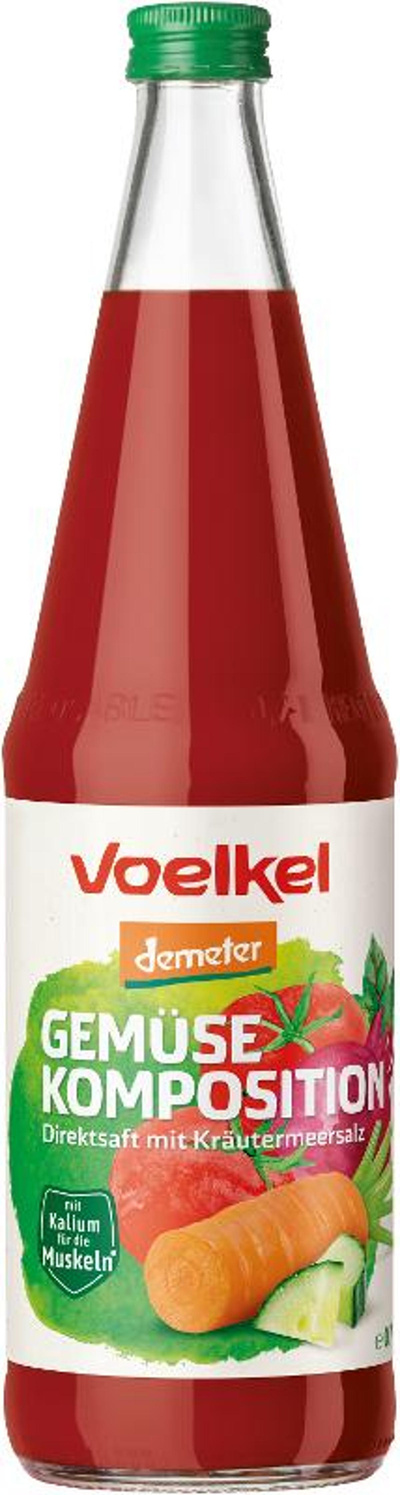 Produktfoto zu Voelkel - Gemüsesaft Komposition - 0,7l
