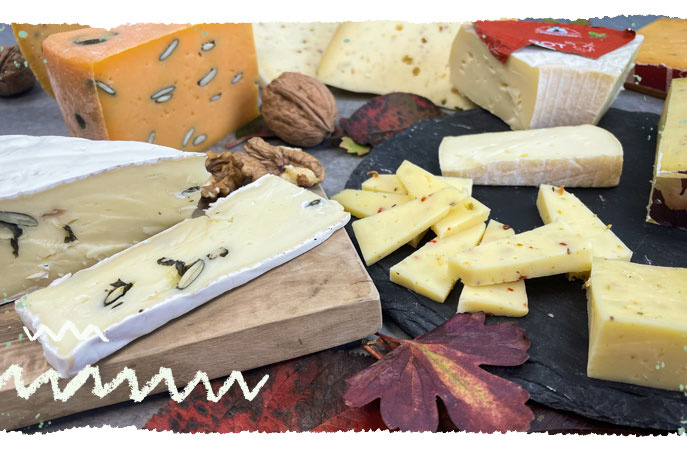Herbstkäseauswahl
