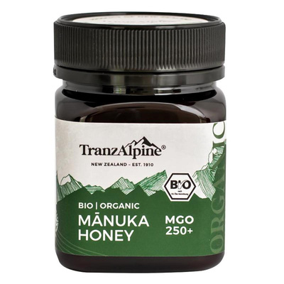 Produktfoto zu TranzAlpine - Manukahonig MGO 250+ - 250g