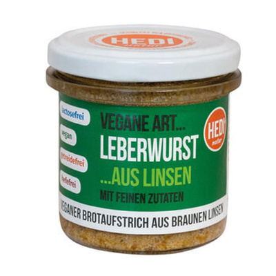 Produktfoto zu HEDI - Vegane Art Leberwurst - 140g