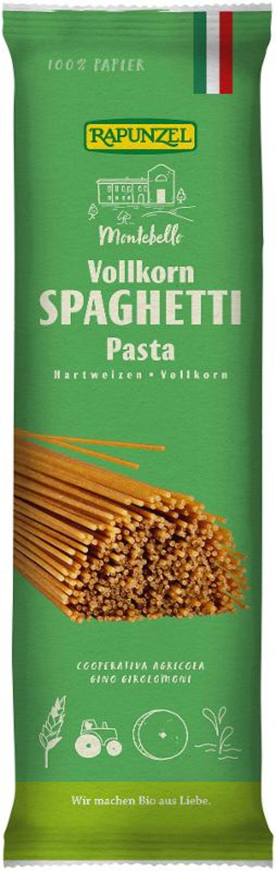 Produktfoto zu Rapunzel - Vollkorn Spaghetti - 500g