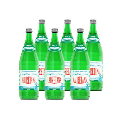 Produktfoto zu Lauretana - Wasser mild - 6 x 1l