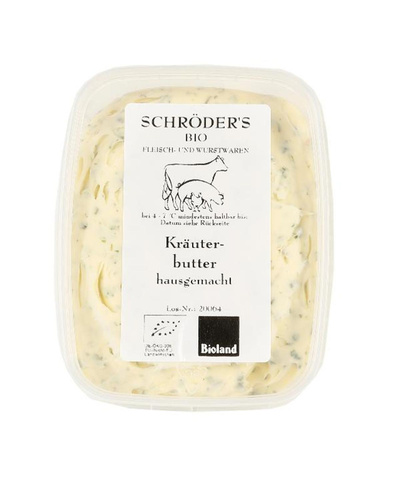 Produktfoto zu Schröder's Bio Fleisch - Kräuterbutter - 120g