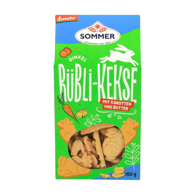 Produktfoto zu Sommer - Dinkel Rübli Kekse - 150g