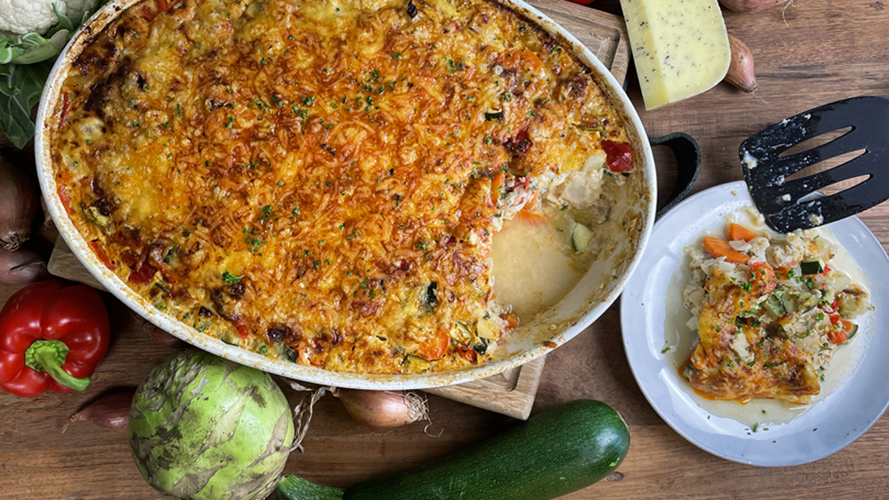 Rezeptbild für 89. Vegetarischer Gemüseauflauf