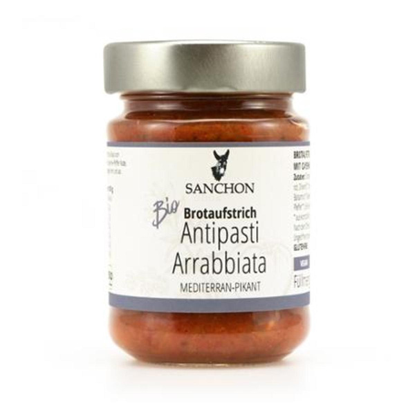 Produktfoto zu Sanchon - Brotaufstrich Antipasti Arrabbiata - 190g