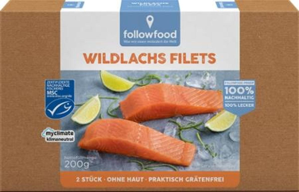 Produktfoto zu followfood - Wildlachs Filets MSC - 200g (2 Stück)