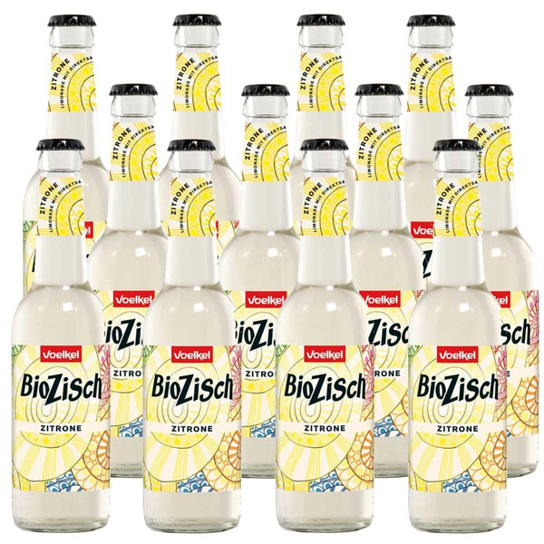 Produktfoto zu Voelkel - Bio Zisch Zitrone naturtrüb - 12 x 0,33l