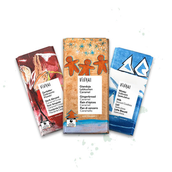 Gewinn Türchen 18: 3x Vivani Schokis