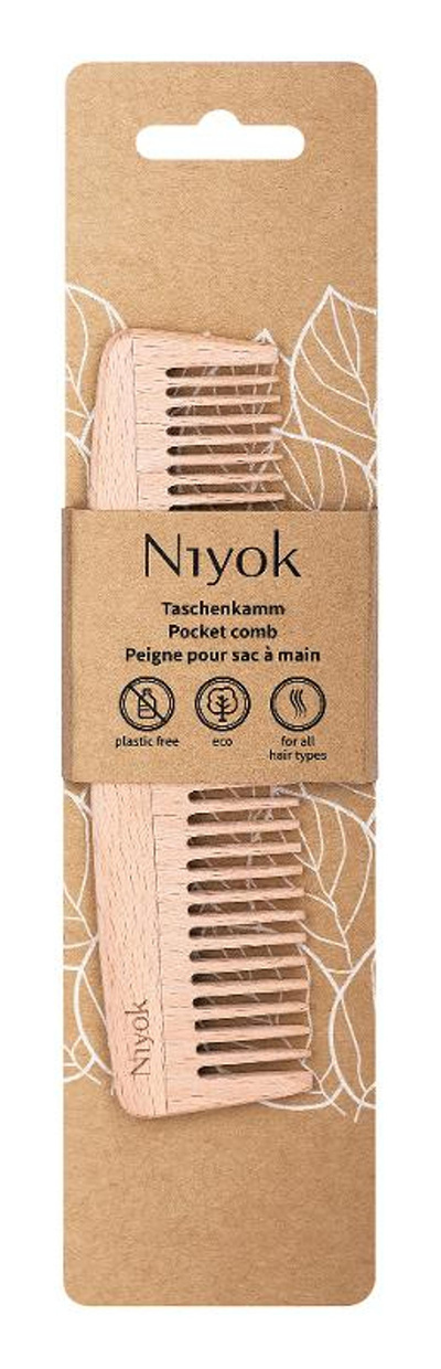Produktfoto zu Niyok - Taschenkamm aus Buchenholz