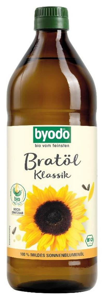 Produktfoto zu byodo - Bratöl Sonnenblume - 0,75l