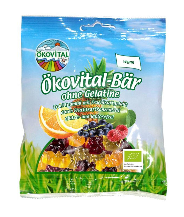 Produktfoto zu Ökovital - Gummibären, ohne Gelatine - 80g