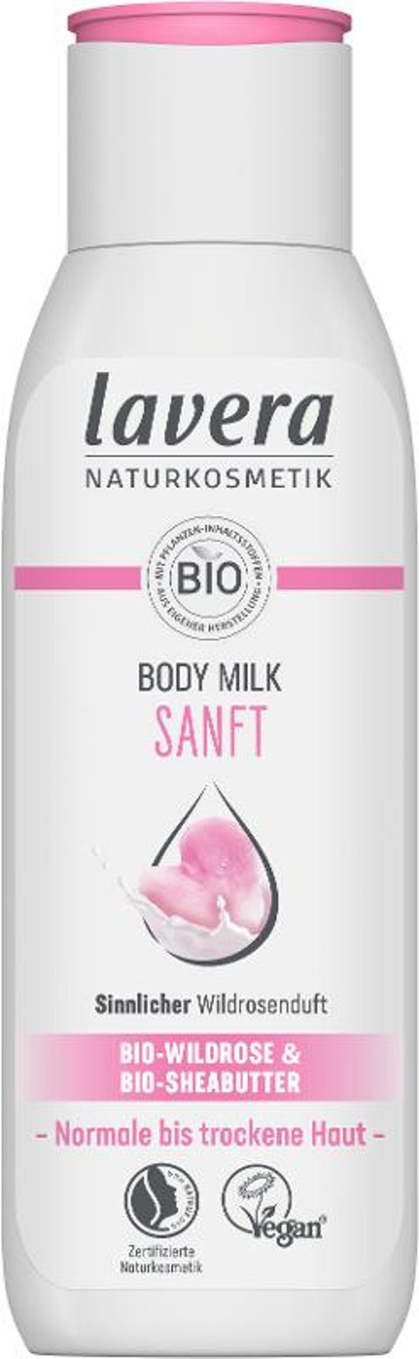 Produktfoto zu Lavera - Bodylotion Sanft - 200ml