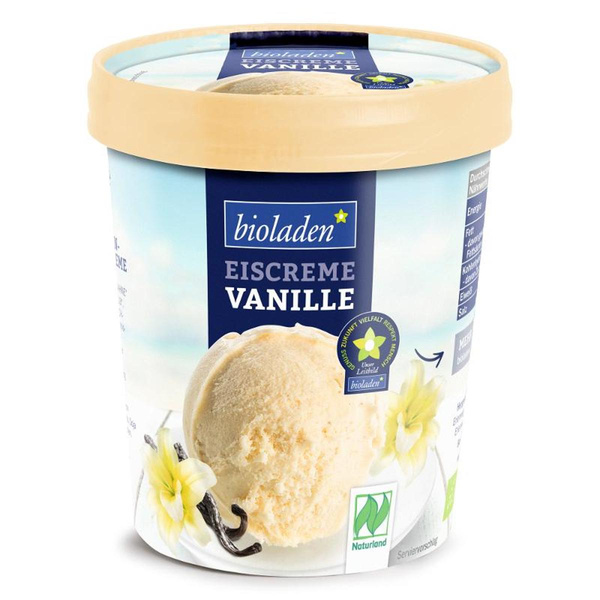 Produktfoto zu bioladen - Eiscreme Vanille - 500ml