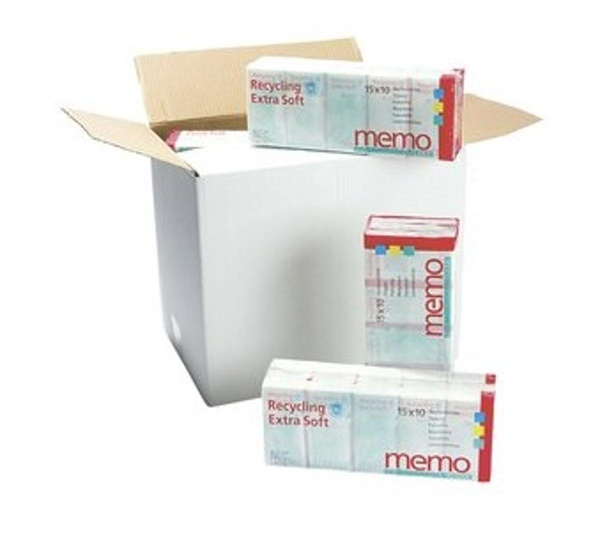 Produktfoto zu memo - Taschentücher - 15 Päckchen