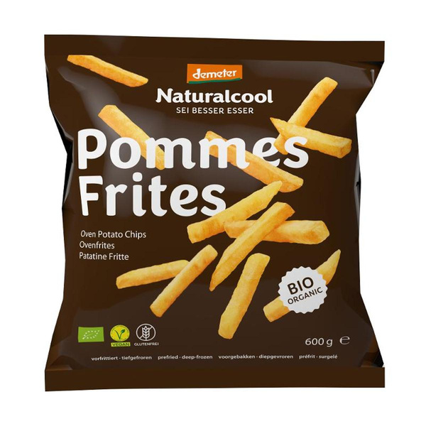 Produktfoto zu Natural Cool - Pommes Frites 10x10mm, tiefgekühlt - 600g