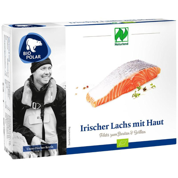 Produktfoto zu Biopolar - Lachsfilet, tiefgekühlt- 160g (2 Stück)