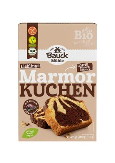 Produktfoto zu Bauckhof - Kuchenbackmischung Marmor, glutenfrei - 380g