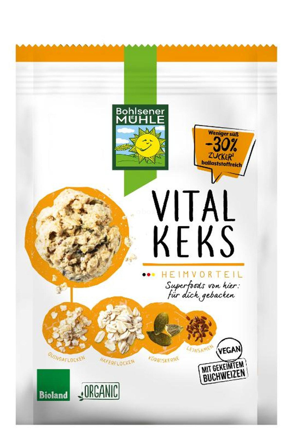 Produktfoto zu Bohlsener Mühle - Vital Keks - 150g