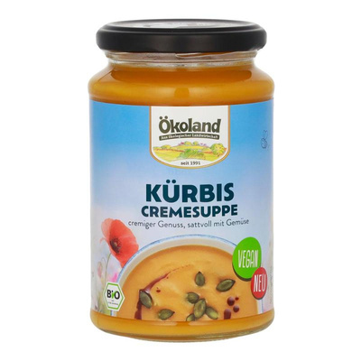 Produktfoto zu Ökoland - Kürbis Cremesuppe, vegan - 380ml