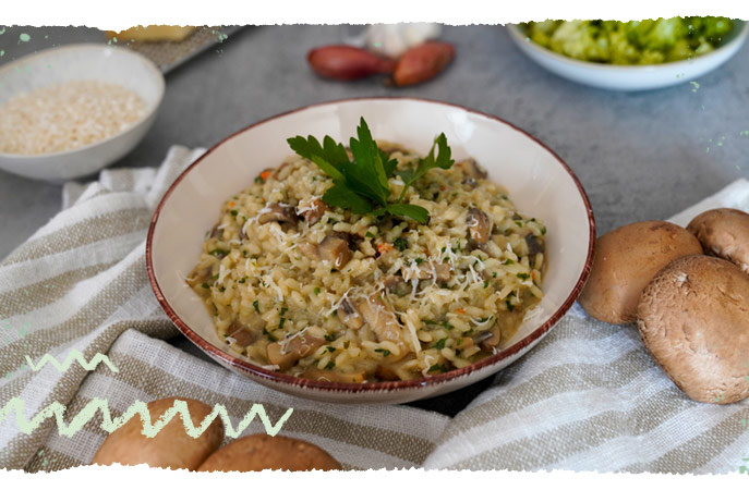 Pilzrisotto