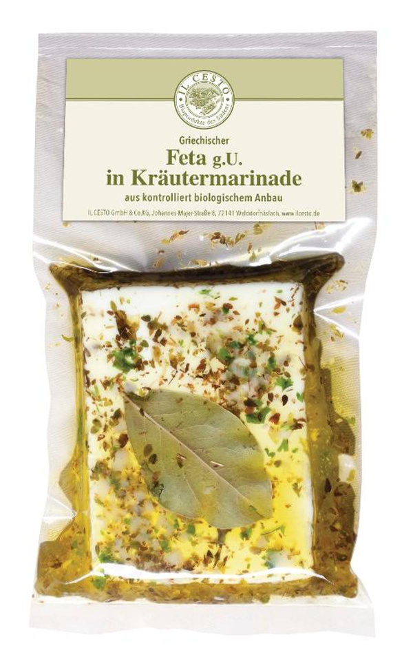 Produktfoto zu Il Cesto - Original griechischer Feta, mariniert - 175g