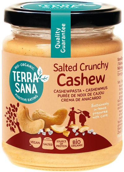 Produktfoto zu TerraSana - Cashewmus Crunchy Salted - 250g