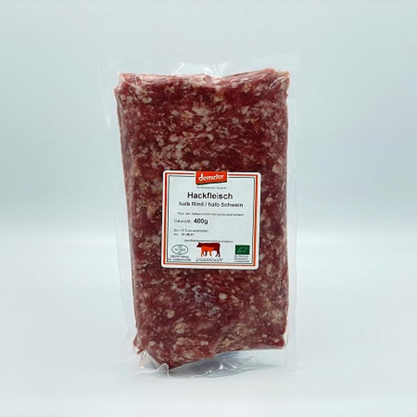 Produktfoto zu Johannshof - Hackfleisch halb_halb, tiefgekühlt - 400g
